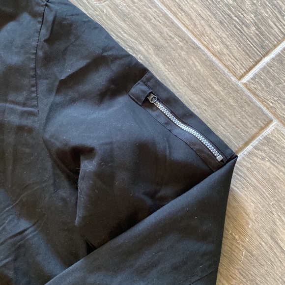 Pull & Bear basic collection Mens Bomber Jacket Size Small Black - Picture 3 of 10